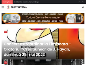 'crestintotal.ro' screenshot