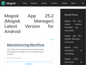 'magisk.me' screenshot