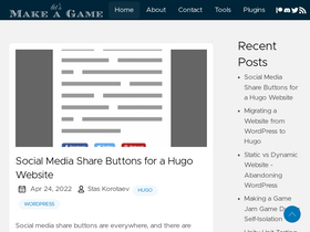 'letsmakeagame.net' screenshot