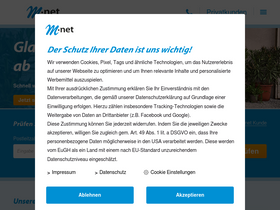 'm-net.de' screenshot