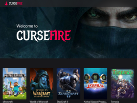 'cursefire.com' screenshot
