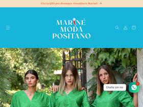 Marinemodapositano homepage screenshot
