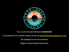 'oceanbreezecasino1.com' screenshot