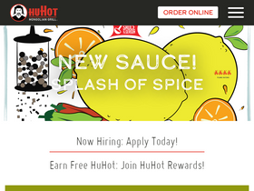 'huhot.com' screenshot