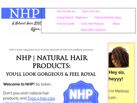 'naturalhair-products.com' screenshot