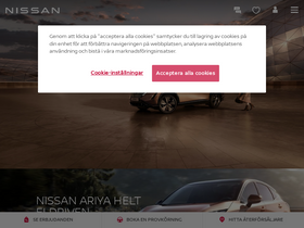 'nissan.se' screenshot