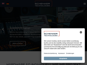 'schenker-tech.de' screenshot