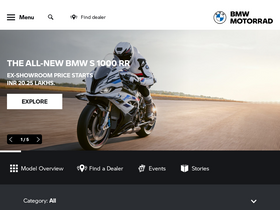 'bmw-motorrad.in' screenshot