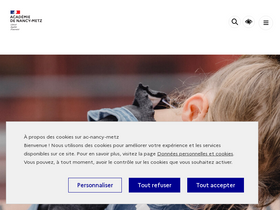 'ac-nancy-metz.fr' screenshot