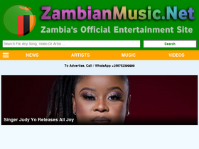 'zambianmusic.net' screenshot