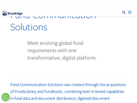 'fundslibrary.co.uk' screenshot