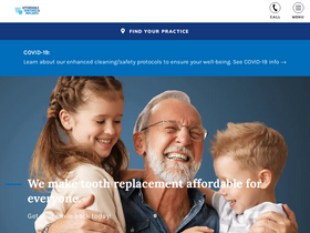 'affordabledentures.com' screenshot