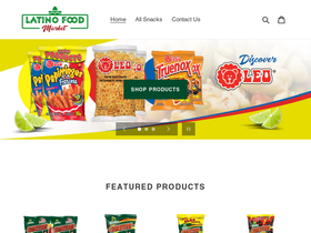 latinofoodmarket.com homepage screenshot