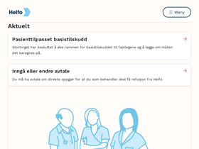 'helfo.no' screenshot