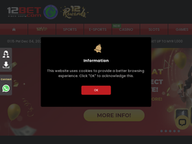 '12bet.com' screenshot