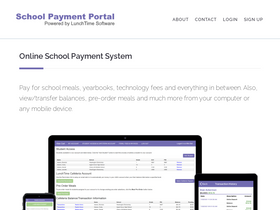 'schoolpaymentportal.com' screenshot