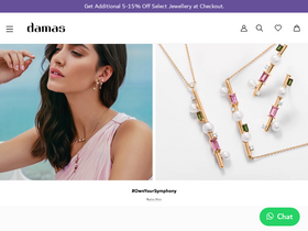 'damasjewellery.com' screenshot