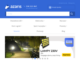 'azaris.pl' screenshot