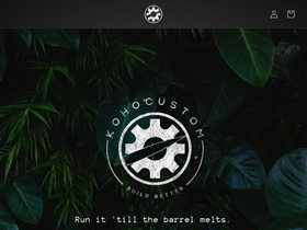 kohocustom.ca homepage screenshot