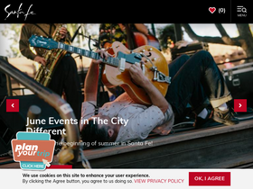 'santafe.org' screenshot