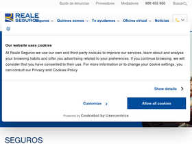 'reale.es' screenshot