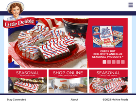 'littledebbie.com' screenshot