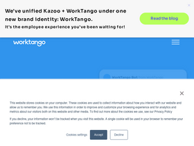 'kazoohr.com' screenshot