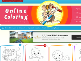 'online-coloring.com' screenshot