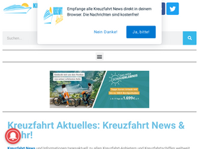 'kreuzfahrt-aktuelles.de' screenshot