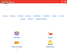 'recetascostarica.com' screenshot