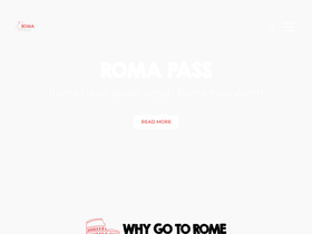 'roma-pass.com' screenshot
