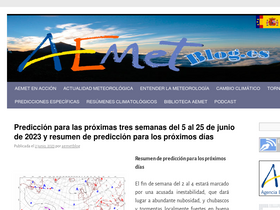 'aemetblog.es' screenshot