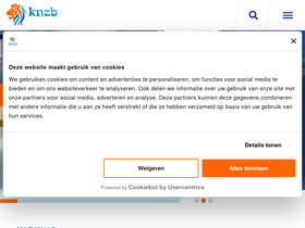 'knzb.nl' screenshot