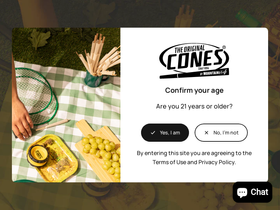 cones.nl homepage screenshot