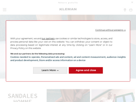 'kleman-france.com' screenshot
