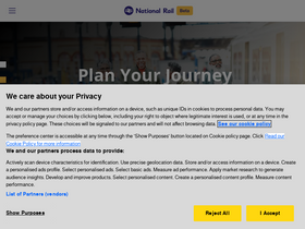 'nationalrail.co.uk' screenshot