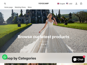 yoyocamp.com homepage screenshot