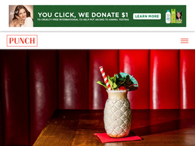 'punchdrink.com' screenshot