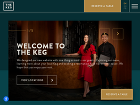 'thekeg.com' screenshot