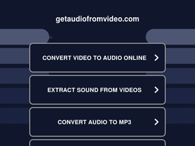 getaudiofromvideo.com
