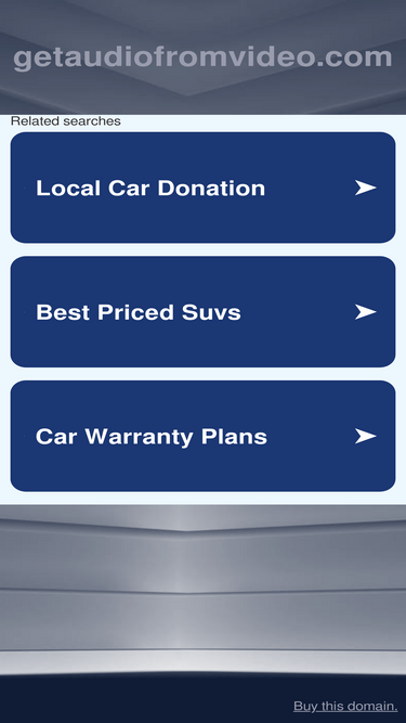 getaudiofromvideo.com