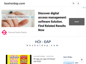 'boxhoidap.com' screenshot