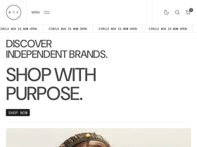 circleboxshop.com homepage screenshot