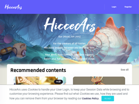 'hiccears.com' screenshot