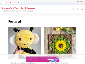 'nanascraftyhome.com' screenshot