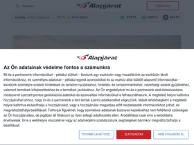 'alapjarat.hu' screenshot
