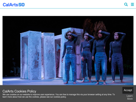 'calarts.edu' screenshot