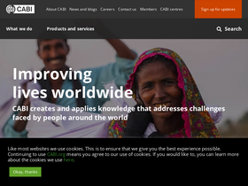 'cabi.org' screenshot