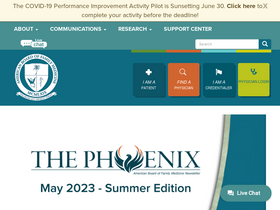 'theabfm.org' screenshot