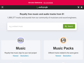 'audiojungle.net' screenshot